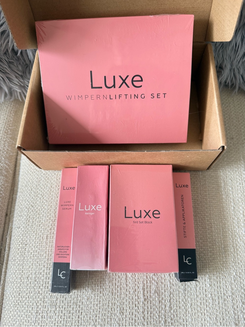 Luxe Lash Lifting Kit in Pink